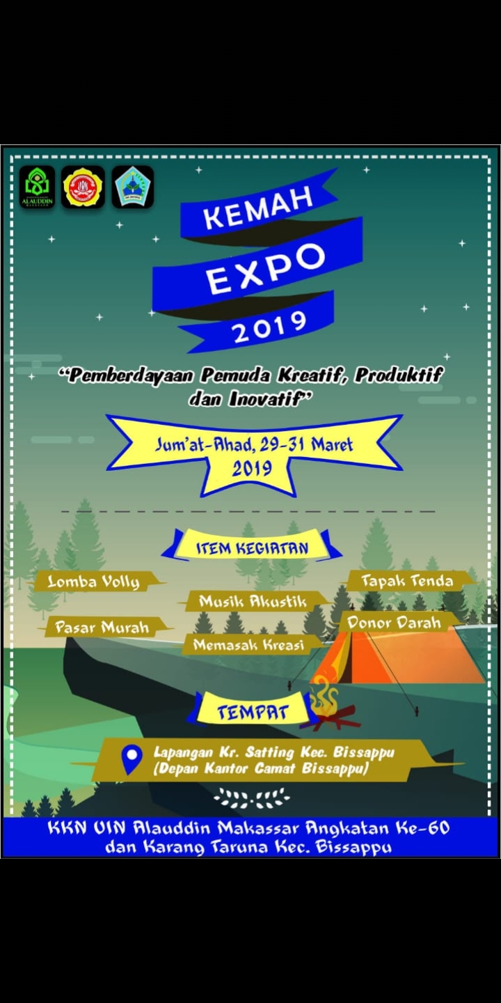 Gambar Mahasiswa KKN Kabupaten Bantaeng Akan Gelar Kemah Expo 2019